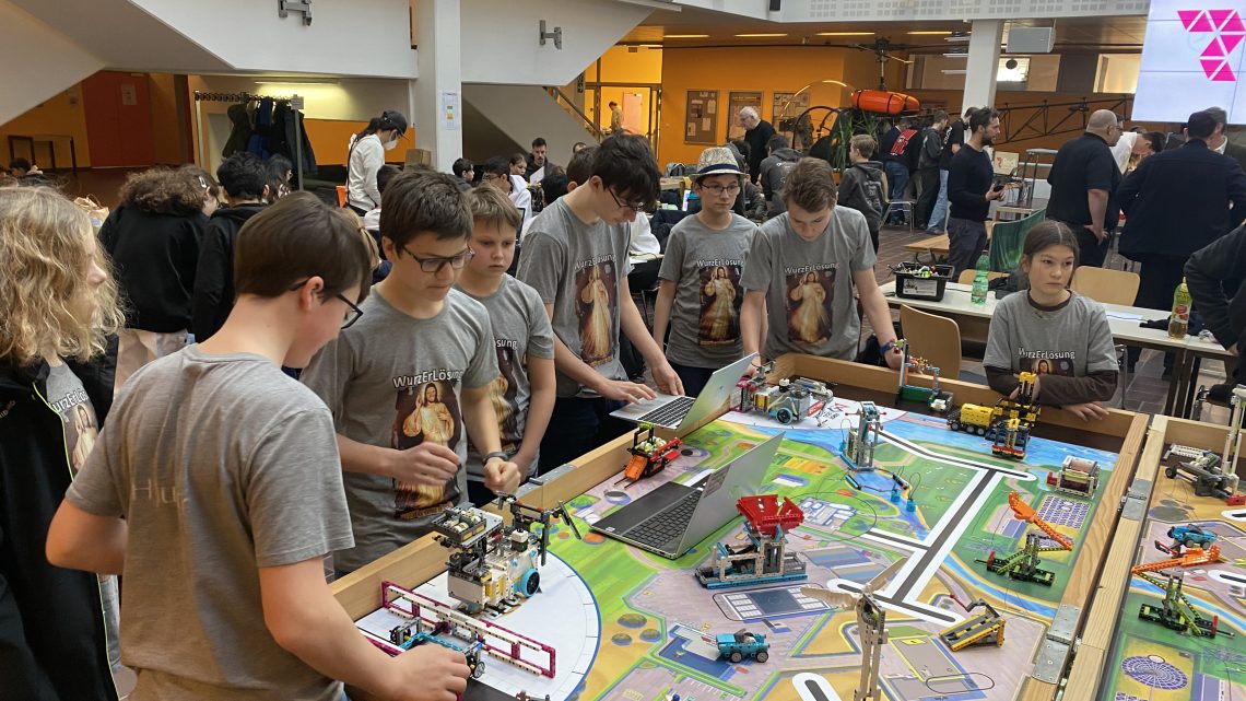 Lego Mindstorms Team der Keimgasse beim Österreichfinale